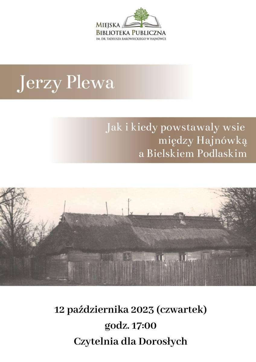 Jerzy Plewa plakat strona
