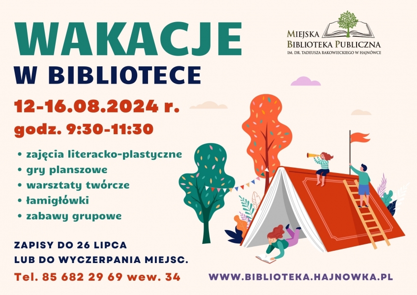WAKACJE_w_bibliotece_sierpień_2024